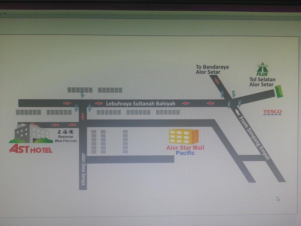 Ast Hotel Alor Setar Exterior foto